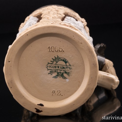 Сцены в таверне, кружка, 1/2 л, Villeroy & Boch, Германия, нач. 20 в