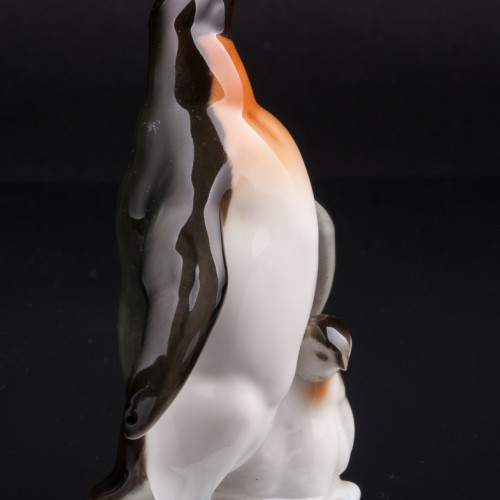 Пингвин с пингвиненком, Hutschenreuther, Германия, 1960 гг