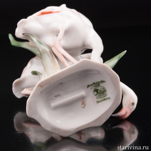 Два фламинго, Hutschenreuther, Германия, 1950 гг