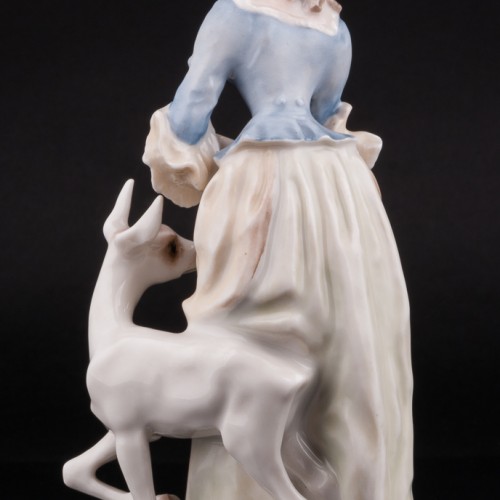 Девушка с ланью, Hutschenreuther, Германия, 1938-55 гг