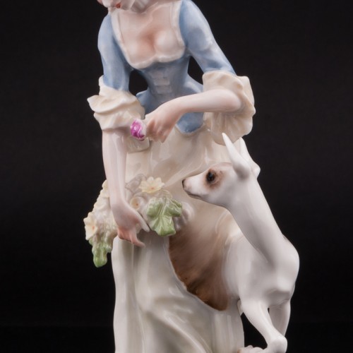 Девушка с ланью, Hutschenreuther, Германия, 1938-55 гг