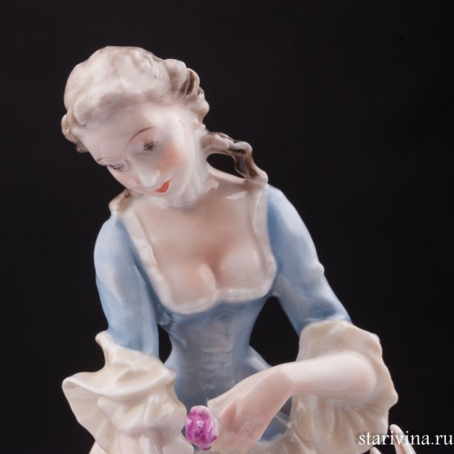 Девушка с ланью, Hutschenreuther, Германия, 1938-55 гг