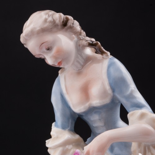 Девушка с ланью, Hutschenreuther, Германия, 1938-55 гг