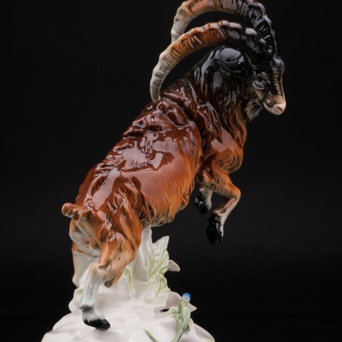 Горный козёл с ящерицей, Karl Ens, Германия
