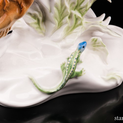 Горный козёл с ящерицей, Karl Ens, Германия