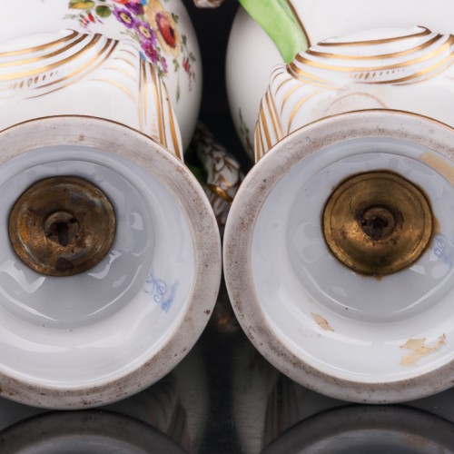 Две вазы, ручная роспись, Carl Thieme, Германия, нач. 20 в