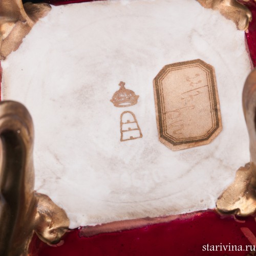 Шкатулка на высоких ножках Вечерний романс, Германия, нач. 20 в