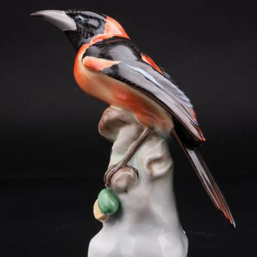 Фигурка птицы Странствующий дрозд, Herend, Венгрия.