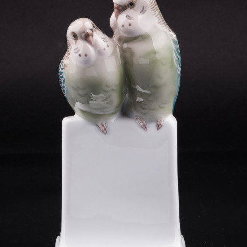 Два волнистых попугайчика, Rosenthal, Германия, 1930 г