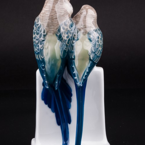 Два волнистых попугайчика, Rosenthal, Германия, 1930 г