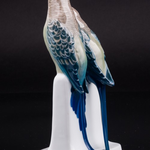 Два волнистых попугайчика, Rosenthal, Германия, 1930 г