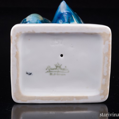 Два волнистых попугайчика, Rosenthal, Германия, 1930 г