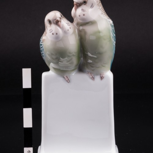 Два волнистых попугайчика, Rosenthal, Германия, 1930 г