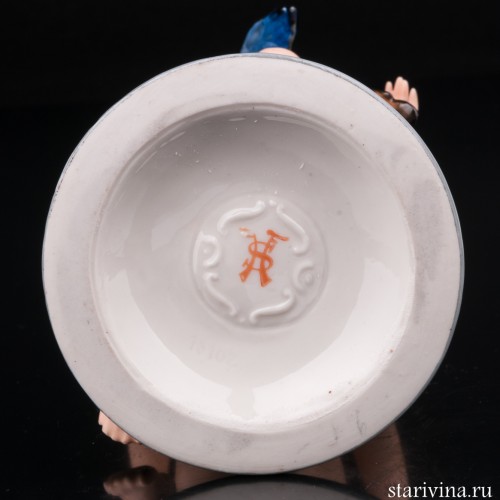 Обнаженная с попугаем, Fasold & Stauch, Германия, 1913-72 гг