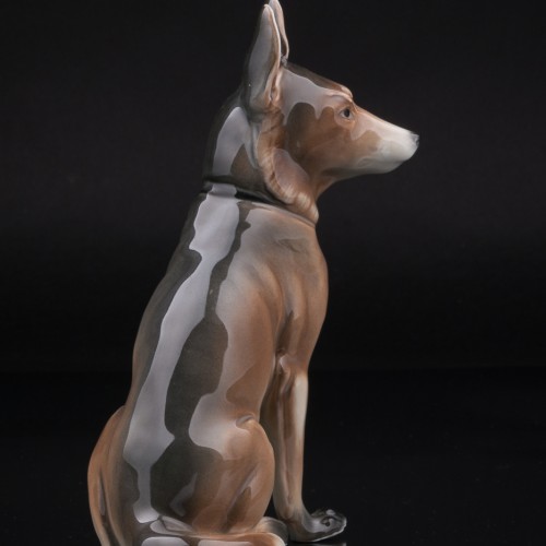 Фарфоровая фигурка собаки Овчарка, Karl Ens, Германия, 1920-30 гг.