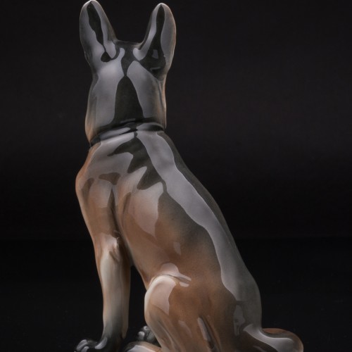Фарфоровая фигурка собаки Овчарка, Karl Ens, Германия, 1920-30 гг.