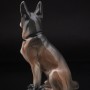 Фарфоровая фигурка собаки Овчарка, Karl Ens, Германия, 1920-30 гг.