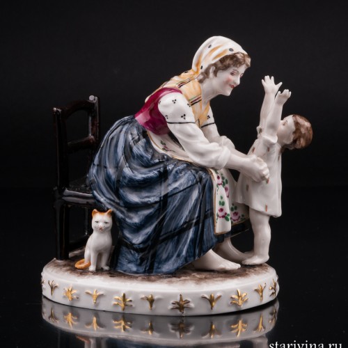 Женщина с ребенком, Ackermann & Fritze, Германия, 1908-51 гг