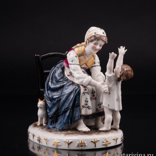 Женщина с ребенком, Ackermann & Fritze, Германия, 1908-51 гг