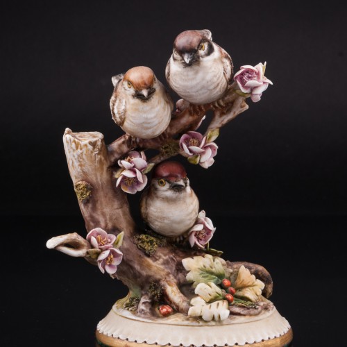 Три воробья на дереве, Antonio Borsato, Италия, сер. 20 в