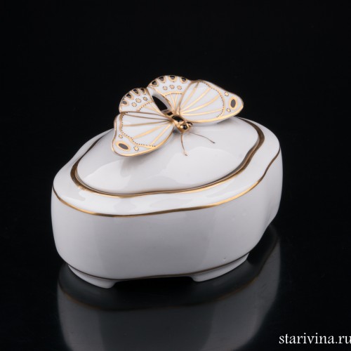 Шкатулка "Бабочка", Metzler & Ortloff, Германия, 1920-30 гг