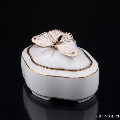 Шкатулка "Бабочка", Metzler & Ortloff, Германия, 1920-30 гг
