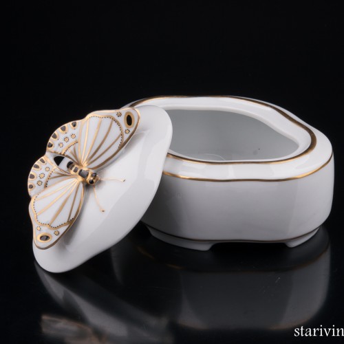 Шкатулка "Бабочка", Metzler & Ortloff, Германия, 1920-30 гг