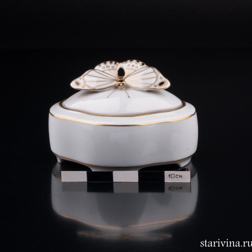 Шкатулка "Бабочка", Metzler & Ortloff, Германия, 1920-30 гг