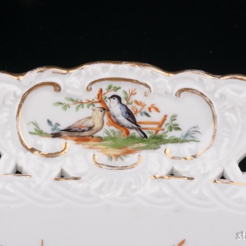 Фарфоровое блюдо "Птицы", Meissen, Германия, кон. 19 в