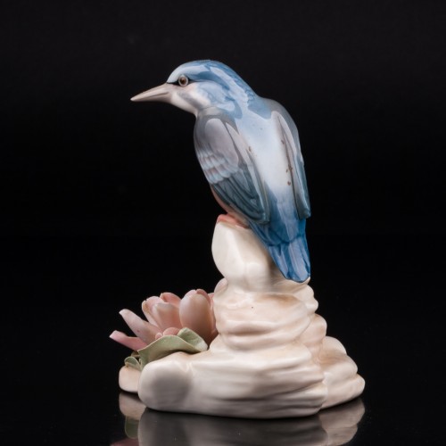 Зимородок у цветка, Lladro, Испания, 1974-83 гг