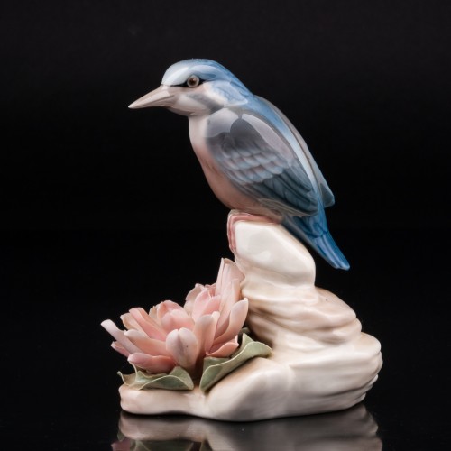 Зимородок у цветка, Lladro, Испания, 1974-83 гг