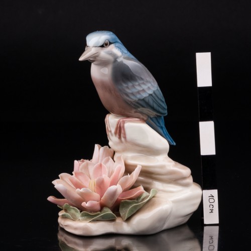 Зимородок у цветка, Lladro, Испания, 1974-83 гг