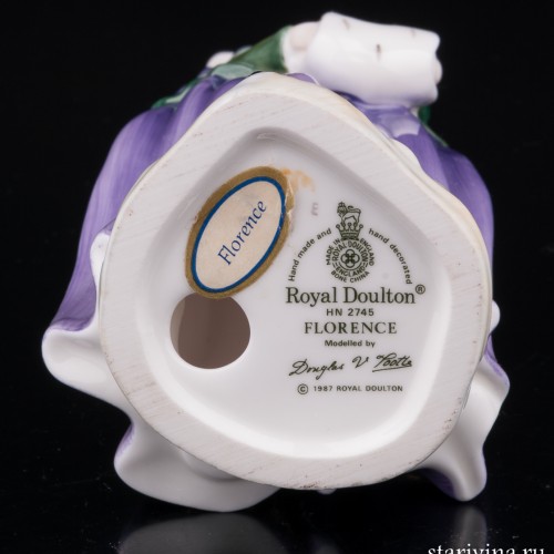 Флоренс, девушка с муфтой, Royal Doulton, Великобритания, 1987 г