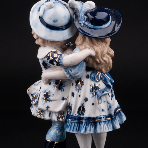 Девочка и мальчик в шляпах, Германия, Scheibe-Alsbach, Германия, 1887-1900 гг