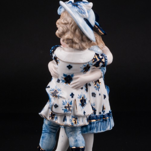 Девочка и мальчик в шляпах, Германия, Scheibe-Alsbach, Германия, 1887-1900 гг