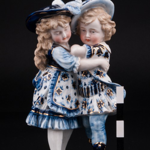 Девочка и мальчик в шляпах, Германия, Scheibe-Alsbach, Германия, 1887-1900 гг