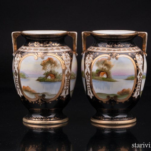 Две вазы, Noritake, Япония, 1920-40 гг