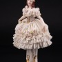Балерина в белом платье, кружевная, Rudolf Kammer, Германия, 1940-50 гг