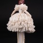 Балерина в белом платье, кружевная, Rudolf Kammer, Германия, 1940-50 гг