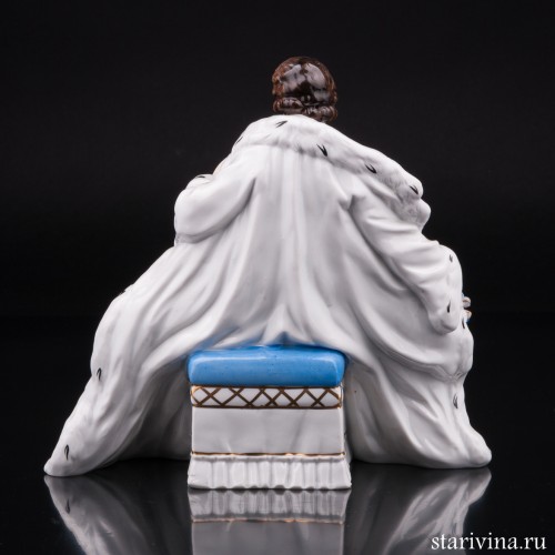 Дама в собольей шубе, кружевная, Muller & Co, Германия, 1907-52 гг