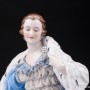 Дама в собольей шубе, кружевная, Muller & Co, Германия, 1907-52 гг