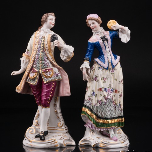 Пара на маскараде, Германия, кон. 19 в