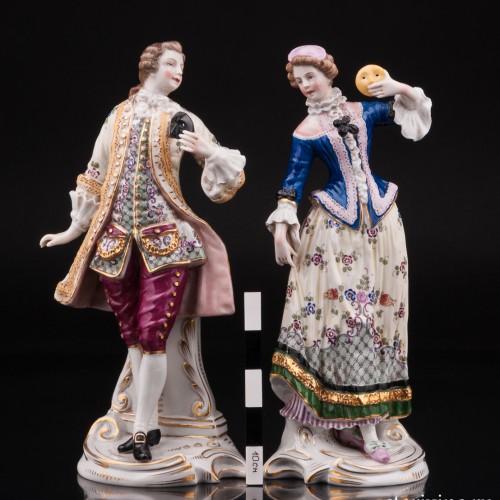 Пара на маскараде, Германия, кон. 19 в