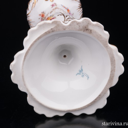 Фарфоровый Подсвечник, Дрезден, Германия, сер. 20 в.