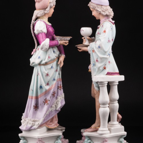 Пара в костюмах возрождения, Германия, 19 в