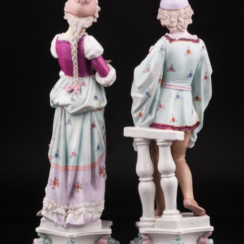 Пара в костюмах возрождения, Германия, 19 в