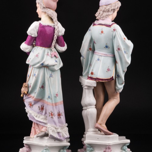 Пара в костюмах возрождения, Германия, 19 в