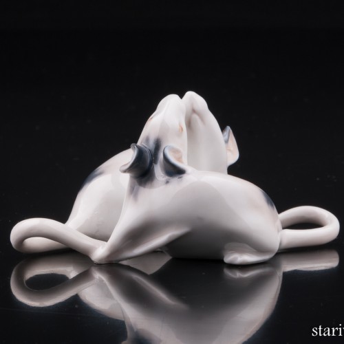 Две белых мыши, Royal Copenhagen, Дания, 1969 г