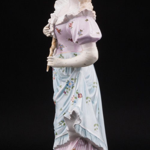 Девушка с тростью, Германия, кон. 19 - нач. 20 вв