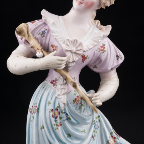 Девушка с тростью, Германия, кон. 19 - нач. 20 вв